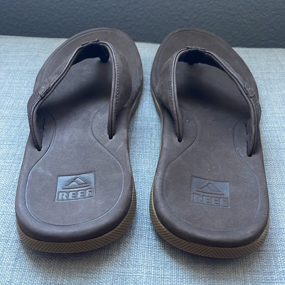 Reef Men's Leather Santa Ana, dark brown - Picture 6 of 9